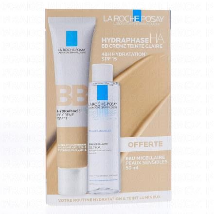 LA ROCHE POSAY Coffret hydraphase HA BB cr&egrave;me teinte (claire)