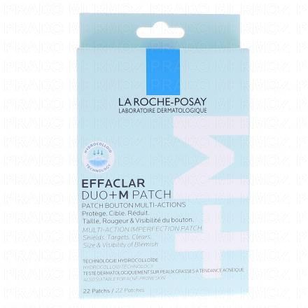 LA ROCHE POSAY Effaclar - Duo+M Patch - Patch Bouton Multi-Actions x22 patchs