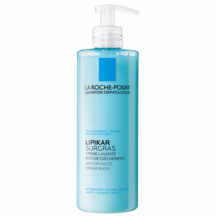 LA ROCHE-POSAY Lipikar surgras - Cr&egrave;me lavante (400ml)