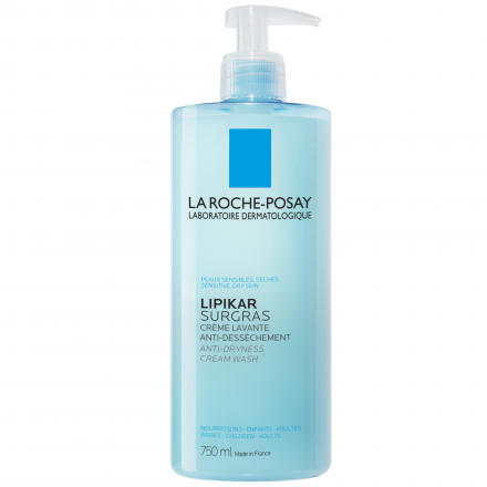 LA ROCHE-POSAY Lipikar surgras - Crème lavante (750 ml)