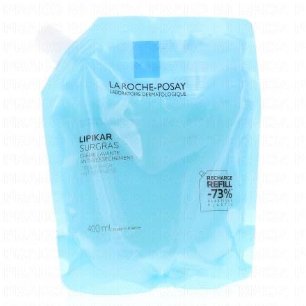 LA ROCHE-POSAY Lipikar surgras - Cr&egrave;me lavante (eco recharge 400ml)