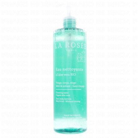 LA ROS&Eacute;E B&eacute;b&eacute; Eau nettoyante &agrave; l'aloe vera BIO flacon pompe 400ml
