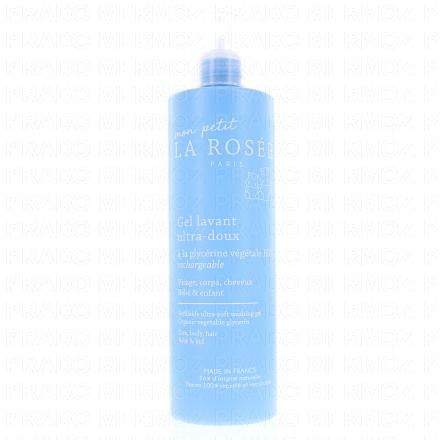 LA ROS&Eacute;E B&eacute;b&eacute; Gel lavant &agrave; la glyc&eacute;rine v&eacute;g&eacute;tale BIO (flacon pompe 400ml)