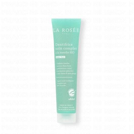 LA ROS&Eacute;E Dentifrice soin complet &agrave; la menthe bio (75ml)