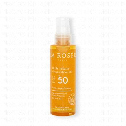 LA ROS&Eacute;E Huile solaire SPF 50 &agrave; l'huile d'abricot BIO spray 150ml