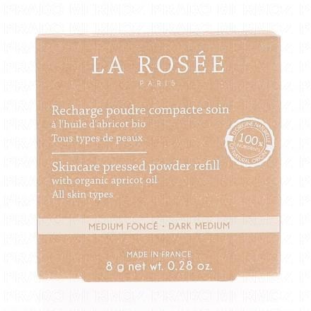 LA ROSEE Recharge Poudre Compacte Soin 8g (m&eacute;dium fonc&eacute;)