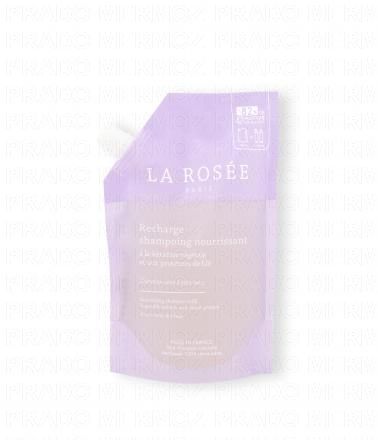 LA ROS&Eacute;E Recharge shampoing nourrissant &agrave; la k&eacute;ratine v&eacute;g&eacute;tale et aux prot&eacute;ines de bl&eacute; 400ml