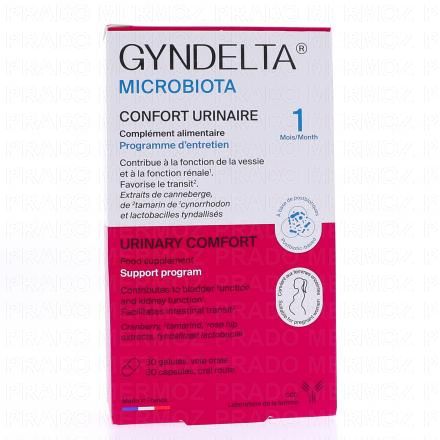 LABORATOIRE CCD Gyndelta Microbiotta confort urinaire (x30 g&eacute;lules)