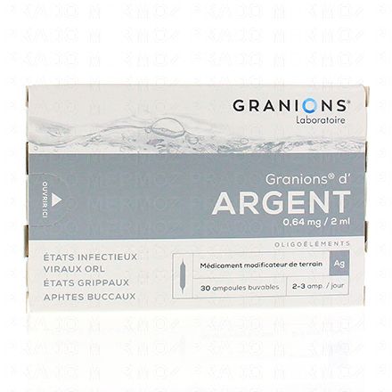 GRANIONS d'Argent 0,64 mg/2 ml
