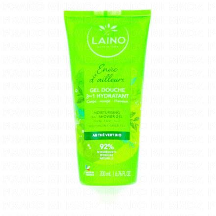 LAINO Gel douche 3 en 1 au thé vert bio tube 200ml
