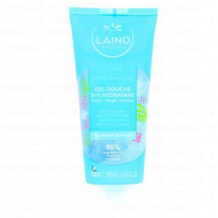 LAINO Gel douche 3 en 1 hydratant au Monoï de tahiti tube 200ml