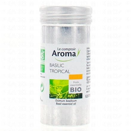 LE COMPTOIR AROMA Huile essentielle basilic tropical bio 10ml