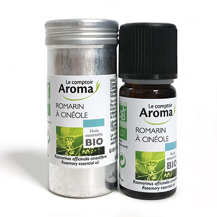 LE COMPTOIR AROMA Huile essentielle bio de romarin &agrave; cin&eacute;ole flacon 10ml