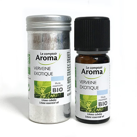 LE COMPTOIR AROMA Huile essentielle bio verveine exotique flacon 10ml