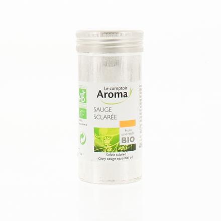 LE COMPTOIR AROMA Huile essentielle de Sauge Sclar&eacute;e BIO flacon 5 ml