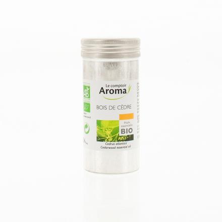 LE COMPTOIR AROMA Huile essentielle de bois de c&egrave;dre BIO flacon 10 ml