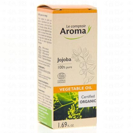 LE COMPTOIR AROMA Huile v&eacute;g&eacute;tale Jojoba bio 50ml