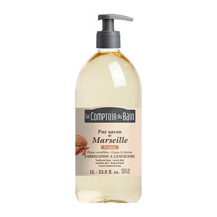 LE COMPTOIR DU BAIN Savon liquide de Marseille (flacon pompe 500ml)