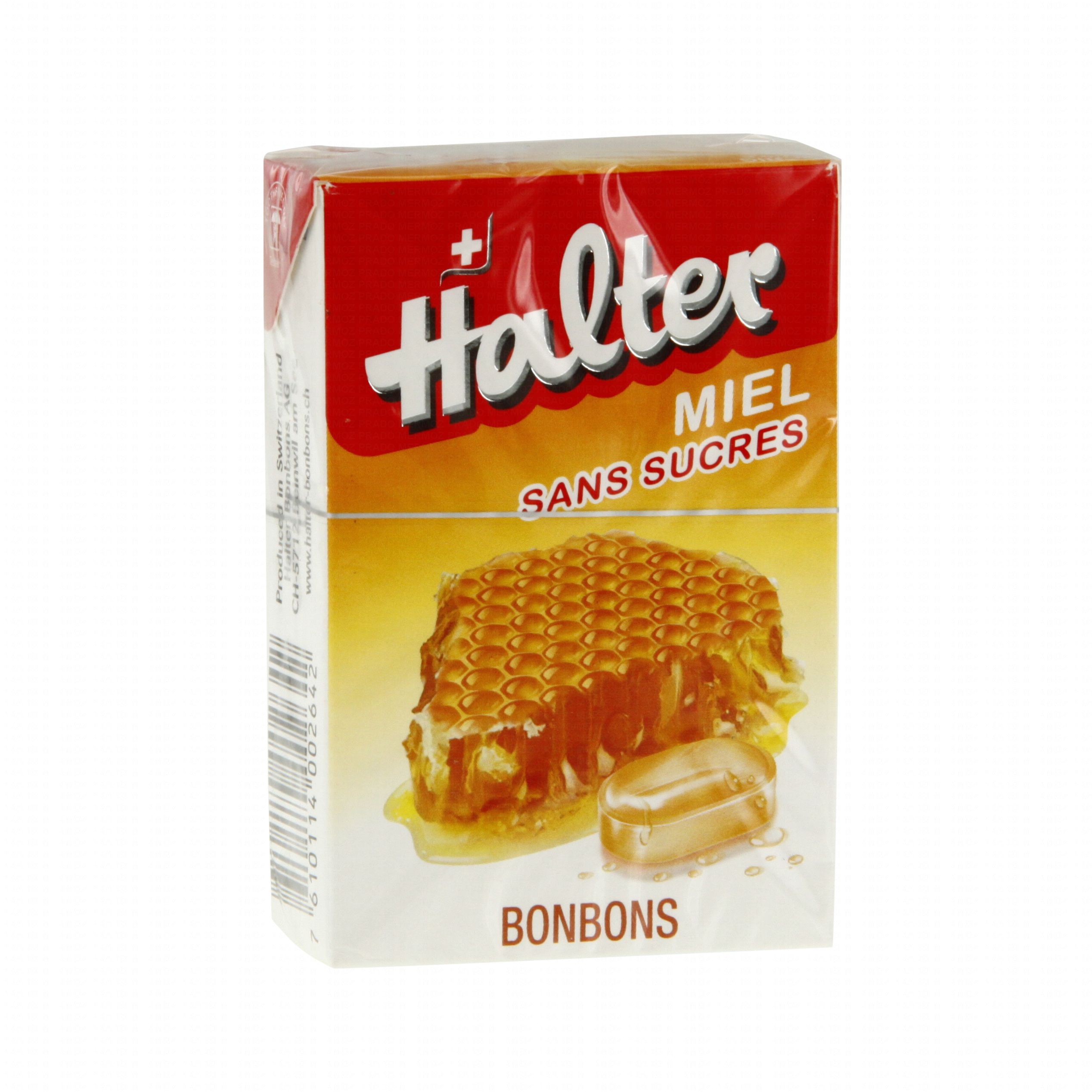 LE COMPTOIR DU PHARMACIEN Bonbon halter miel sans sucre boite 40g 21399_101_1400067742