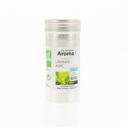 LE COMPTOIR AROMA Huile essentielle de Lavande Aspic bio flacon 10 ml