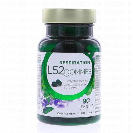 LEHNING L52 Gommes Respiration x45 gummies