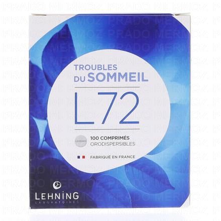 LEHNING L72 Troubles du sommeil (x100 comprimés orodispersibles)