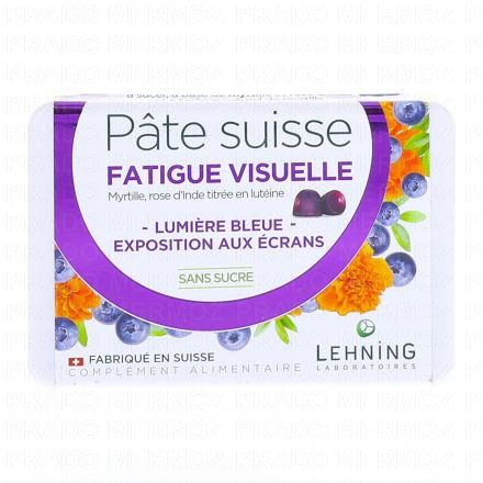 LEHNING P&acirc;te Suisse Fatigue Visuelle 50g