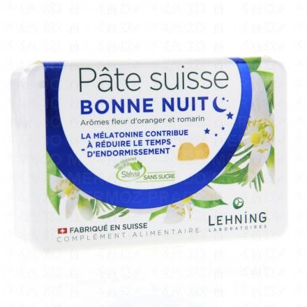 LEHNING P&acirc;te Suisse Nuit Sans sucre 40 pastilles