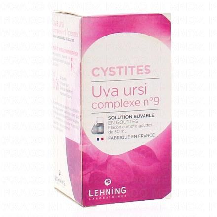 LEHNING Uva Ursi complexe n&deg;9 compte-gouttes 30ml