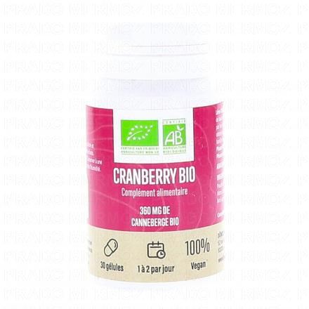 LERO Cranberry bio Canneberge 360mg x30 g&eacute;lules