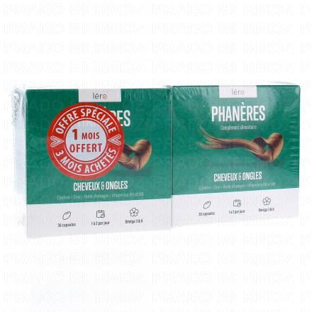 LERO Esthetic' Phan&egrave;res cheveux et ongles (bo&icirc;te de 90 capsules)