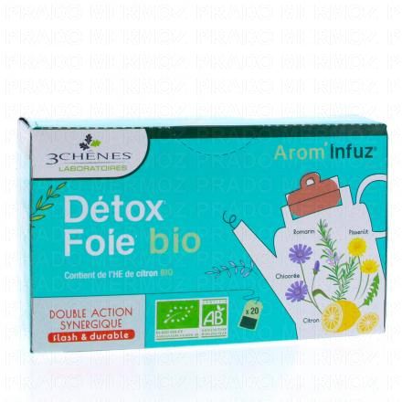 LES 3 CHENES Arom&rsquo;Infuz - Detox Foie Tisane bio x20sachets