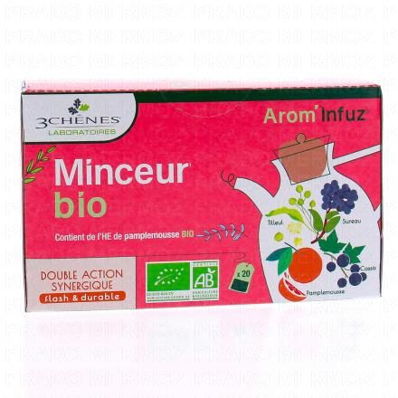 LES 3 CHENES Arom&rsquo;Infuz Minceur Tisane bio x20 sachets