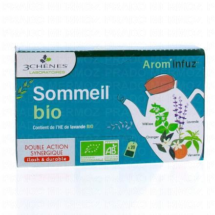LES 3 CHENES Arom&rsquo;Infuz Sommeil Tisane bio x20 sachets