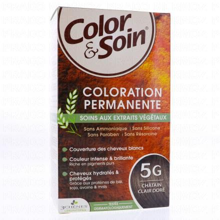 LES 3 CHÊNES Color & soin n°5G châtain clair doré