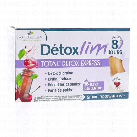LES 3 CHENES D&eacute;toxlim - Total d&eacute;tox express x8shots