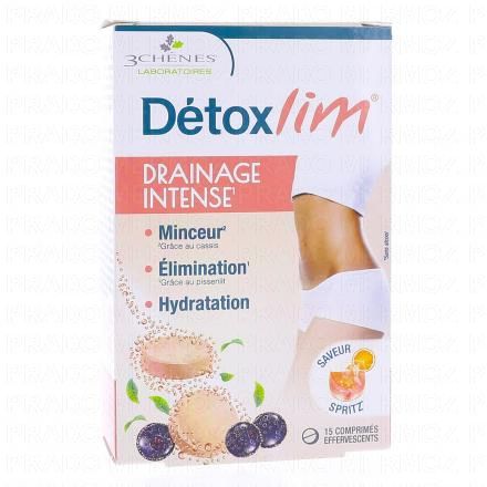 LES 3 CHENES D&eacute;toxlim gout spritz x15 comprim&eacute;s effervescents
