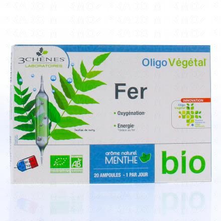 LES 3 CHENES OligoV&eacute;g&eacute;tal - Fer 20 ampoules