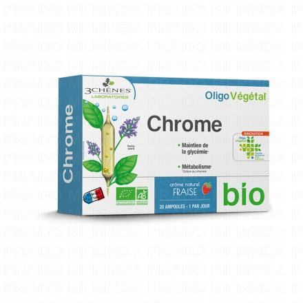LES 3 CHENES OligoV&eacute;g&eacute;tal Chrome bio x20 ampoules
