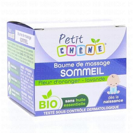 LES 3 CHENES Petit Ch&ecirc;ne - Baume de Massage Sommeil Bio 40ml