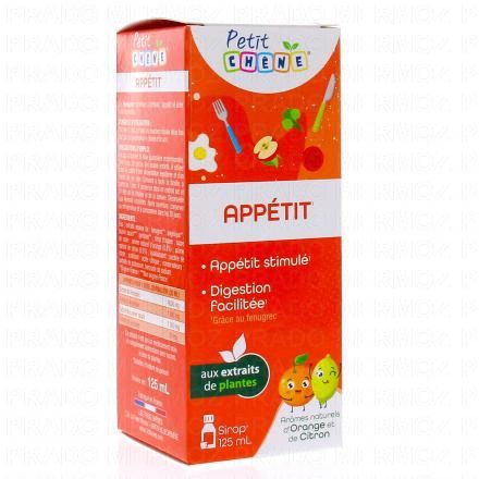 LES 3 CHENES Petit Ch&ecirc;ne - Sirop app&eacute;tit 125ml