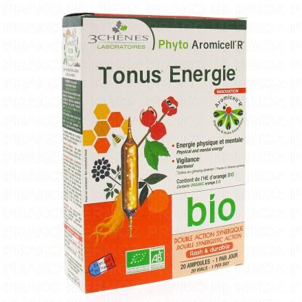 LES 3 CHENES Phyto Aromicell'R Tonus Energie (20 ampoules)
