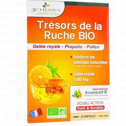 LES 3 CHENES Tr&eacute;sors de la Ruche Bio x20 ampoules