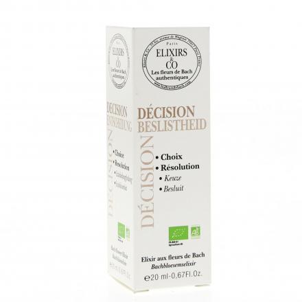 ELIXIRS & CO Les fleurs de bach D&eacute;cision flacon 20ml