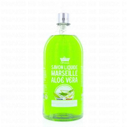LES PETITS BAINS DE PROVENCE Savon liquide de Marseille parfum aloe vera 1L
