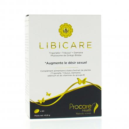LIBICARE Compl&eacute;ment alimentaire pour la libido f&eacute;minine comprim&eacute;s x 60