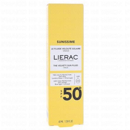 LIERAC Sunissime - Fluide Velout&eacute; Solaire SPF50+ 40ml