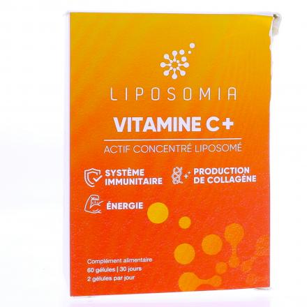 LIPOSOMIA Vitamine C+ 60 g&eacute;lules