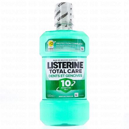 LISTERINE Total Care - Bain de bouche protection dents et gencives (flacon 500ml)