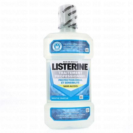 LISTERINE Traitement Professionnel Bain de bouche sans alcool 500ml